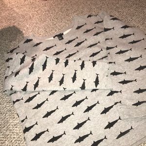 Shark Pull Over Sweatshirt